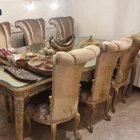 مبلمان 9 نفره و نهار خوری 8 نفره در حد اکبند|مبلمان خانگی و میز عسلی|تهران, شهرآرا|دیوار