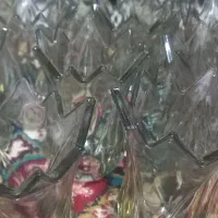 لاله کریستال لوستر اندازه بلند