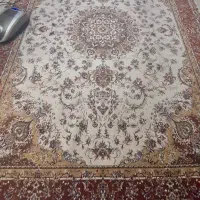 فرش ۱۲ متری کرم قهوه ای