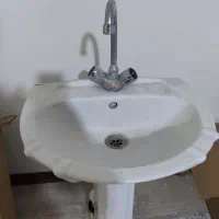 روشویی همراه با شیر و سیفون|لوازم سرویس بهداشتی|سهند, |دیوار