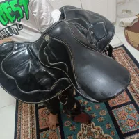 زین چرم تمرینی در حد نو‌