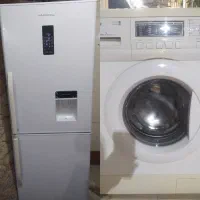 دو عدد یخچال و لباسشویی در حد آکبند