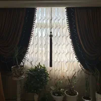 پرده پذیرایی|پرده، رانر، رومیزی|اصفهان, رکن الدوله شرقی|دیوار