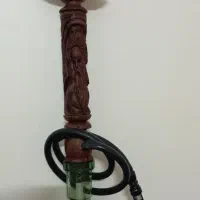 قلیان چوبی  سرخ قلیون چوبی تنه رخ