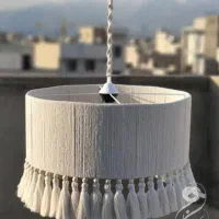لوستر رافیا و‌مکرومه وکنفی|چراغ خواب و آباژور|تهران, نیروی هوایی (پیروزی)|دیوار