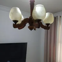لوستر چوبی کلاسیک نو