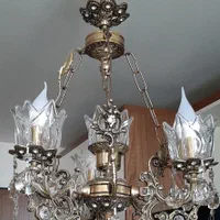 لوستر برنزی ۳شاخه|لوستر و چراغ آویز|تهران, حکیمیه|دیوار