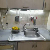 کابینت آشپزخانه با هود وسینک وشیر