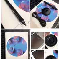 intuos pro wacom قلم نوری در حد نو