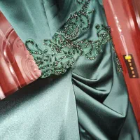 لباس مجلسی سبز درباری|لباس|طبس, |دیوار