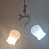 لوستر اتاق خواب بهمراه دیوارکوب ست