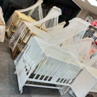 گهواره سنتی تبریز سیسمونی تخت کنار مادر مدل بیضی