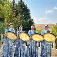 دف نوازی بانوان. گروه واسونک. ساقدوش عروس