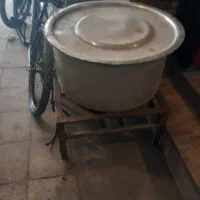 پلوپز بزرگ سه شعله قابلمه بزرگ هیئتی سالم