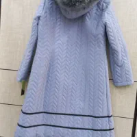 کاپشن بلند و کلاه دار نو