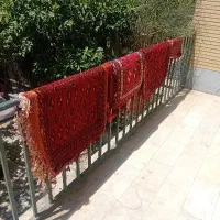 3عدد فرش پشتی دستبافت بزرگ
