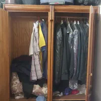 کمد جالباسی چوبی|جاکفشی، کمد، دراور|قدس, شهر‌قدس|دیوار