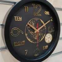 ساعت دیواری موتور بیصدا ارامگرد|ساعت دیواری و تزئینی|کرمانشاه, |دیوار