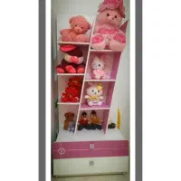 کتابخانه و دکور عروسک دخترانه