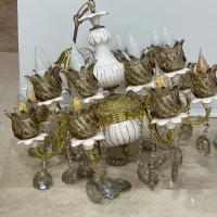 لوستر اویز برنز و برنج نو