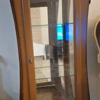بوفه و ویترین چوبی