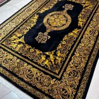 فرش نیاوران کویر کاشان/700شانه زرد طلایی|فرش|شیراز, لاله|دیوار