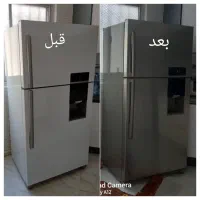 نصب برچسب یخچال و کابینت
