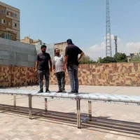 شش عدد میز کار تمام استیل ۱۹۰ سانت در عرض ۹۰|کافی‌شاپ و رستوران|تهران, شکیبا|دیوار
