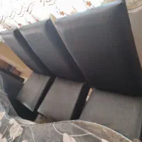 مبل راحتی چرم باضافه میز ناهارخوری ۸ نفره|مبلمان خانگی و میز عسلی|بروجرد, |دیوار