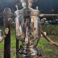 سماور گازی 30 لیتری برنجی