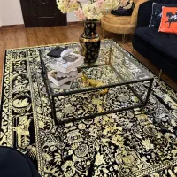 فرش ۶ متری داخل ابریشم کار شده