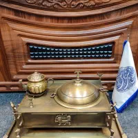 منقل مستطیل ۴ کاسه دار با سینی