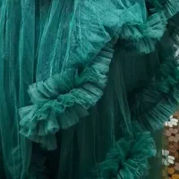 لباس عروس سبز سایز 40 فقط 2ساعت استفاده شده|لباس|تهران, اسفندیاری|دیوار
