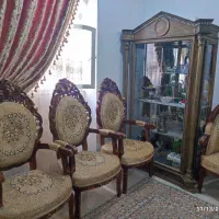 مبل سلطنتی چوبی، جلو مبلی ست و بوفه