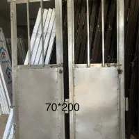 درب اهنی پی وی سی انباری خرپشته اتاق اسانسور PVC