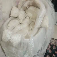 سبد نوزاد مدل پرنسسی|تخت و صندلی بچه|اهواز, زیتون کارمندی|دیوار