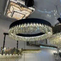 لوستر کریستالی اسپیرال 70 سانتی مدرن|لوستر و چراغ آویز|تهران, شهرک غرب|دیوار