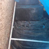 لوله نخی کارکرده سالم.لوله پنج اینچ