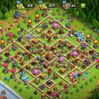 کلش تاون ۱۶ مکس مکس