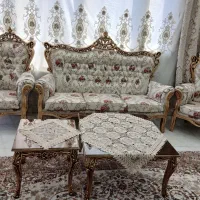 مبل سلطنتی ۹ نفره در حد|مبلمان خانگی و میز عسلی|نسیم‌شهر, |دیوار