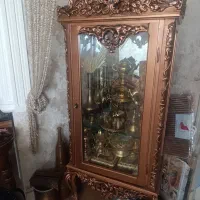 ویترین رنگ مسی چوب راش