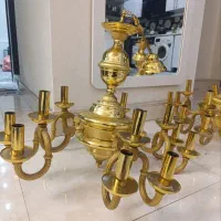 لوستر طلایی ۱۵شاخه