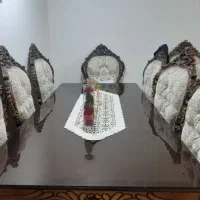 مبل   ۷نفره و میز غذاخوری ۸نفره  درحد نو|مبلمان خانگی و میز عسلی|تهران, اکباتان|دیوار