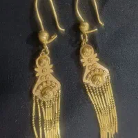 گوشواره و پلاک طلا