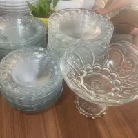 سرویس بلور انگشتی|ظروف سرو و پذیرایی|فسا, |دیوار