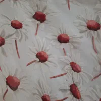 پرده گل بابونه ،آستردوزی شده