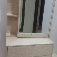 تخت دونفر با تشک و میز ارایش تمام ام دی اف
