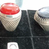 فروش انگشتر و رکاب نقره با سنگهای قیمتی