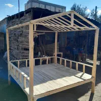 ساخت انواع تخت و آلاچیق|خدمات پیشه و مهارت|چورزق, |دیوار