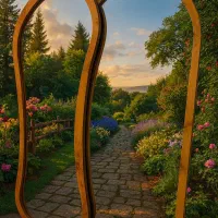 آینه قدی چوبی|آینه|بندرعباس, |دیوار